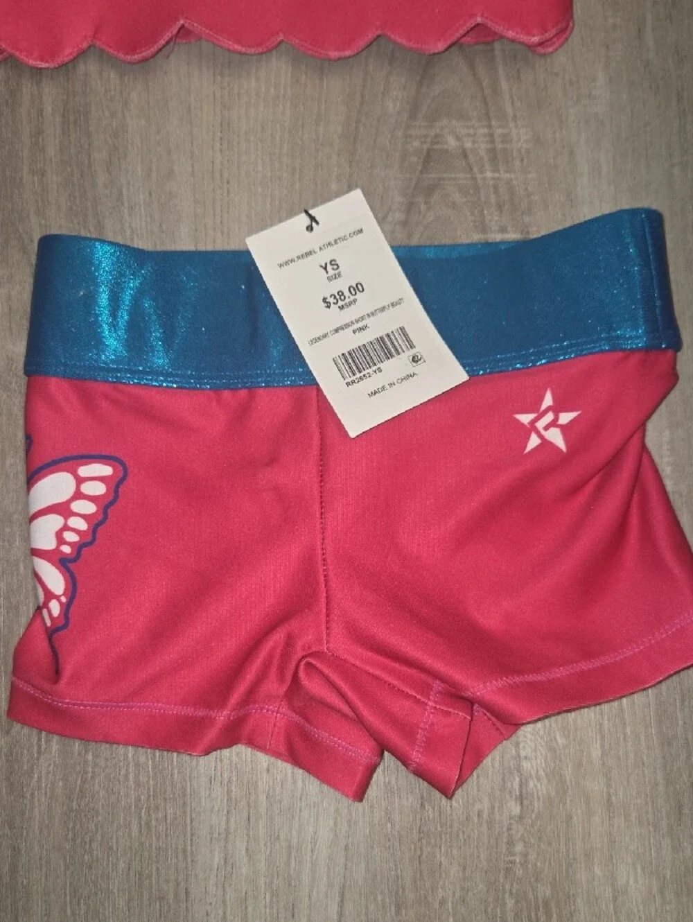 Rebel Athletic Pink & Teal Butterfly Limited Edition Active Set
